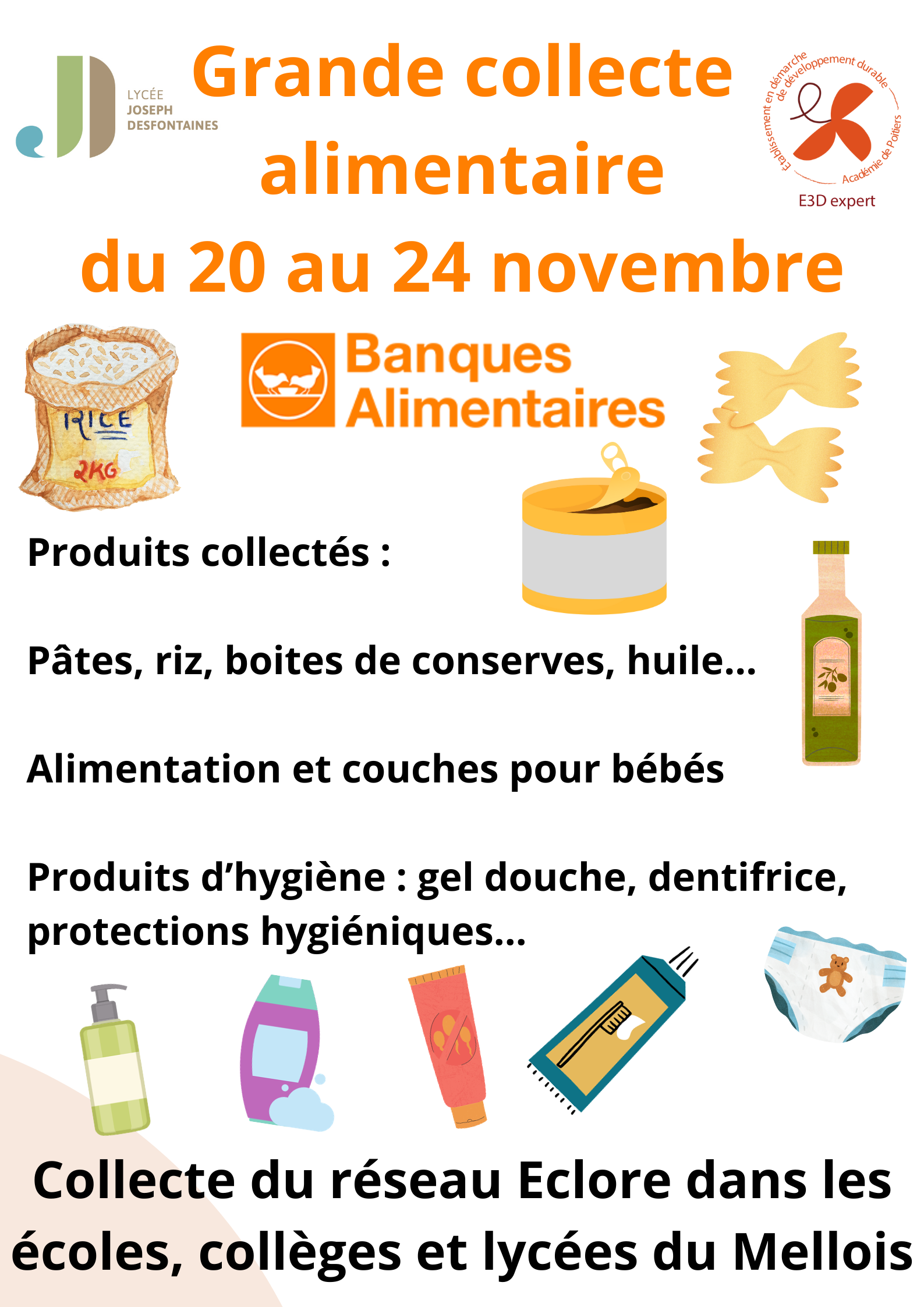 Collecte alimentaire Desfontaines